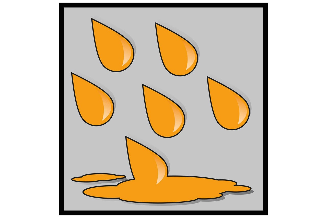 Symbole pour le scellage de la peinture
