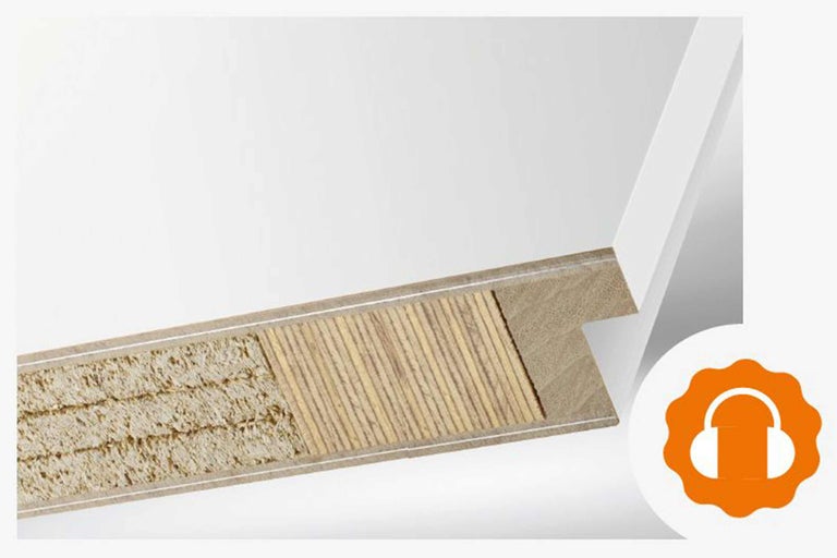 Mustertafel für Fußbodenbeläge