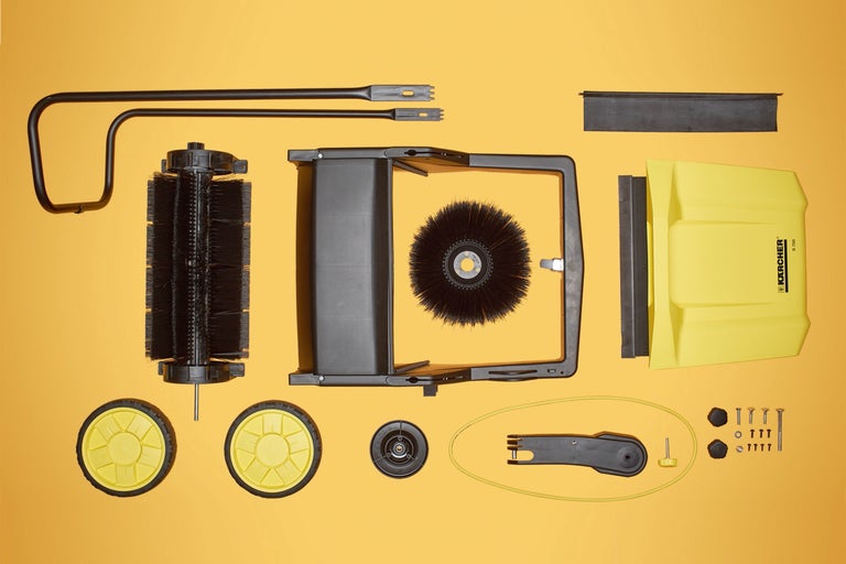 Pièces détachées d'une balayeuse