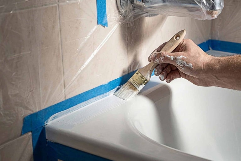 Laquer une céramique de salle de bains