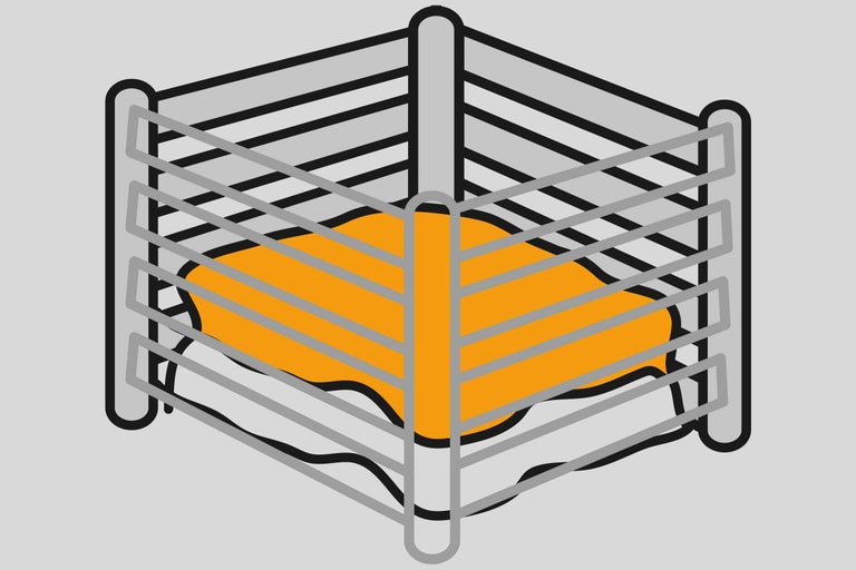 Abbildung eines Sandkastens mit Abdeckung