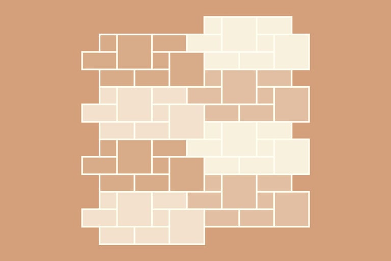 Motif de pose pour pavés