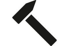 Symbole de marteau