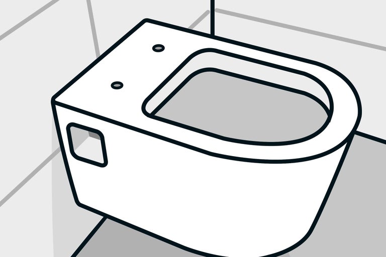 Wandhängendes WC für Badezimmer