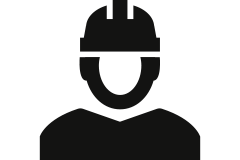 Symbol für Bauarbeiter
