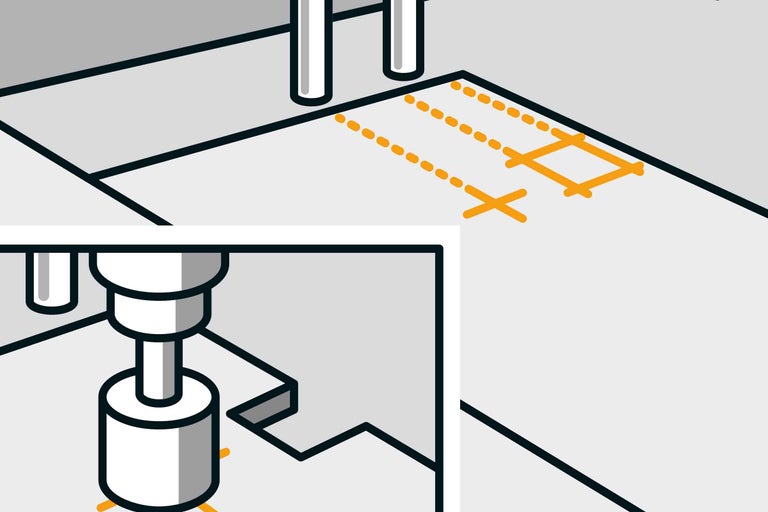 Pose de vinyle à clipser | Instruction de HORNBACH