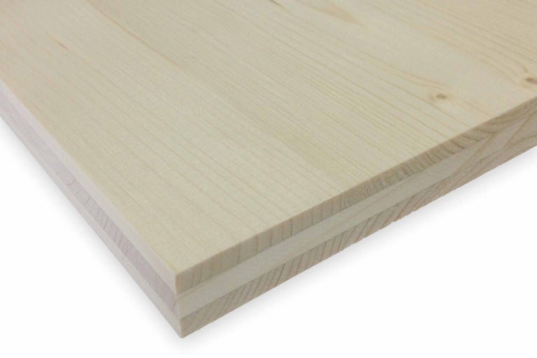 Panneau en bois lamellé-collé en épicéa