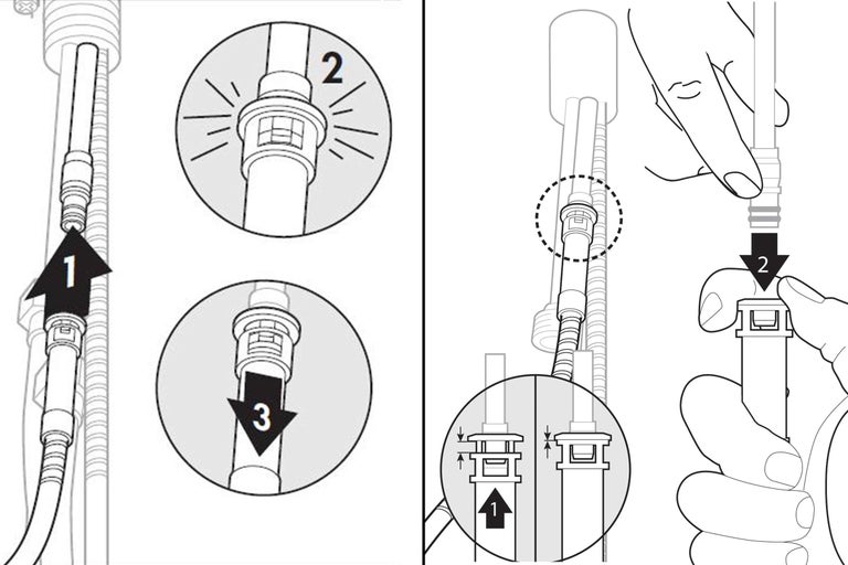 Instructions d'installation pour un raccord de tuyau