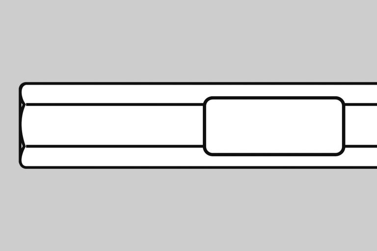Vue détaillée d'une plaque de boîte aux lettres