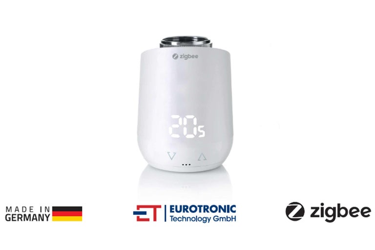 Thermostat de radiateur Eurotronic avec norme sans fil Zigbee