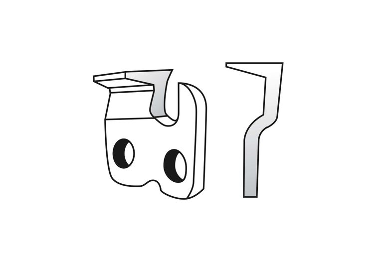 Dessin d'un affûteuse de chaîne de tronçonneuse