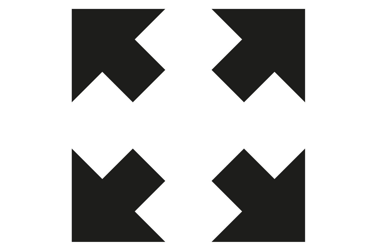Symbol für das Maximieren des Bildschirms