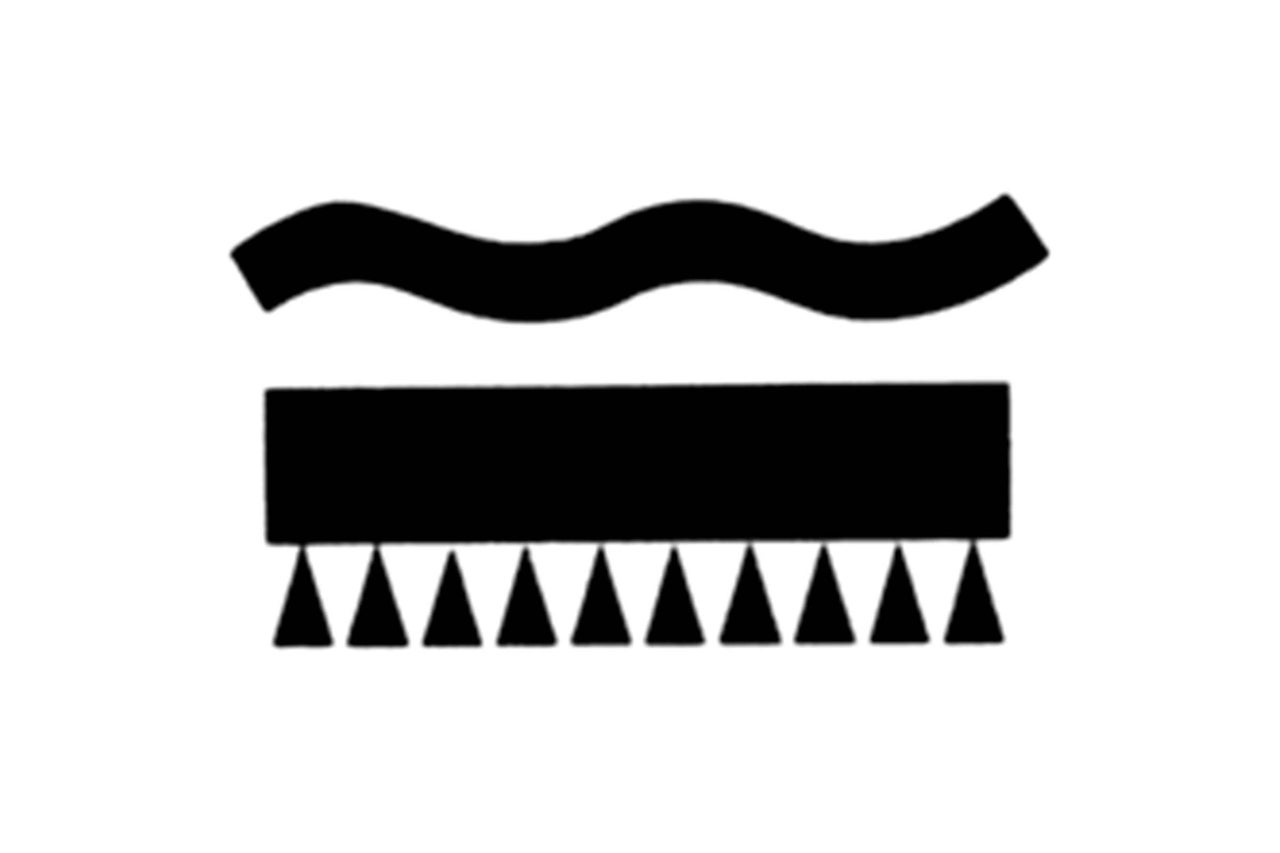 Symbol für Fußbodenheizung