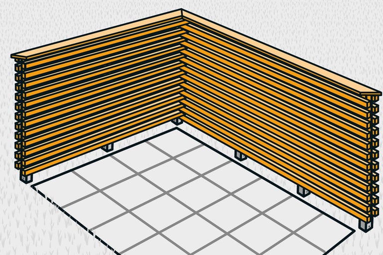 Construire un brise-vue