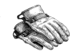 Illustration de gants de travail en cuir