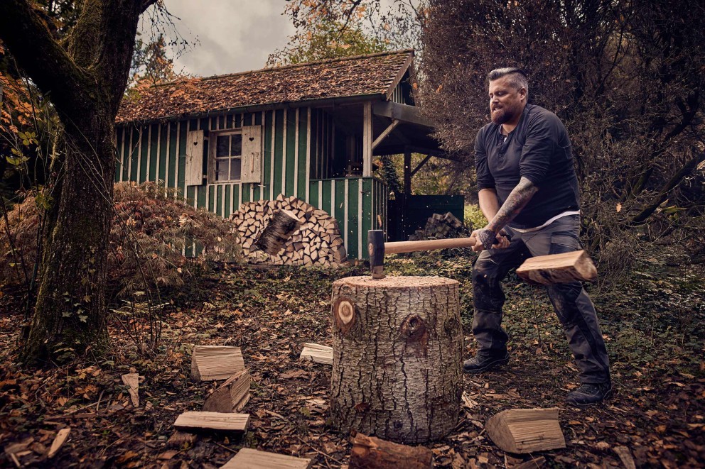 Richtig Holz hacken Richtig Holz hacken