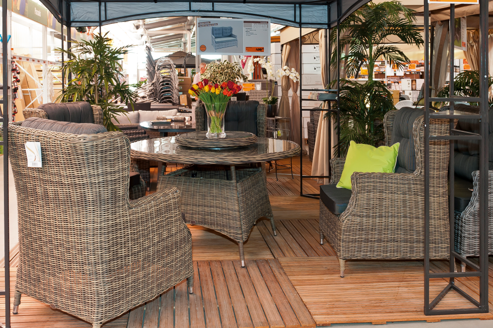 Meubles de jardin en magasin Meubles de jardin en magasin