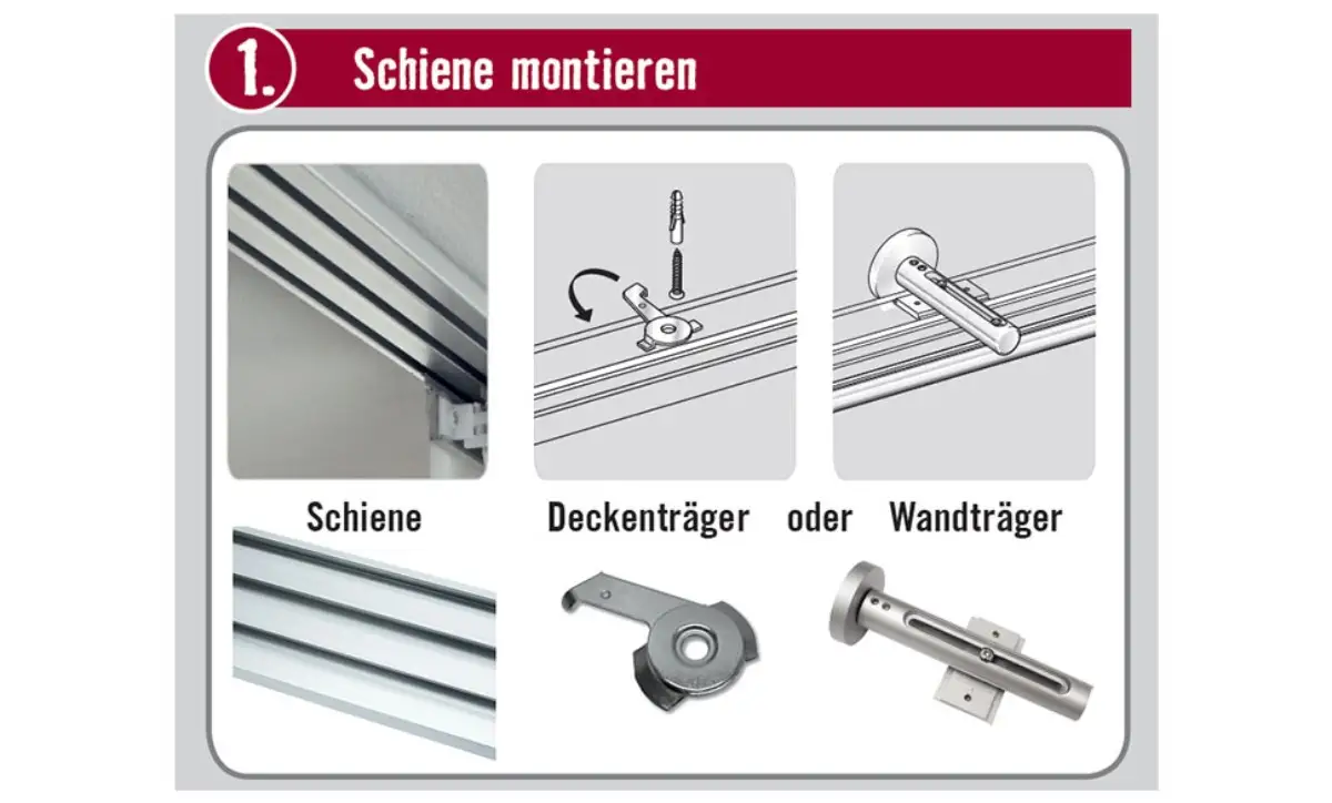 schiene montieren
schiene montieren