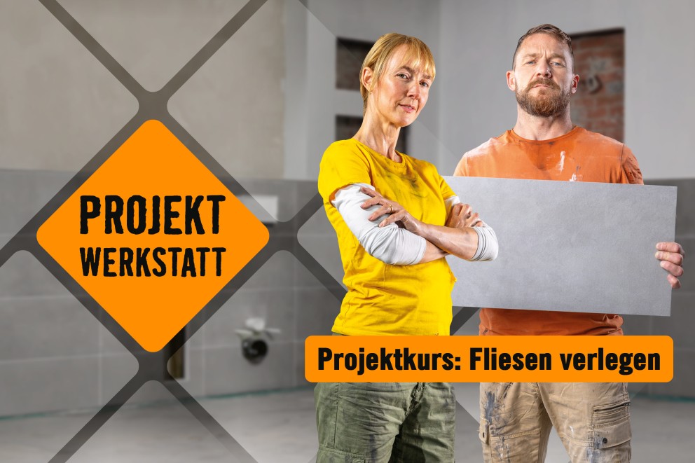 
							Projekt Werkstatt - Fliesen verlegen
						