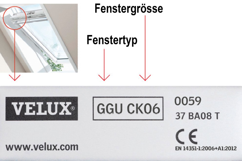VELUX Fenstercodes VELUX Fenstercodes