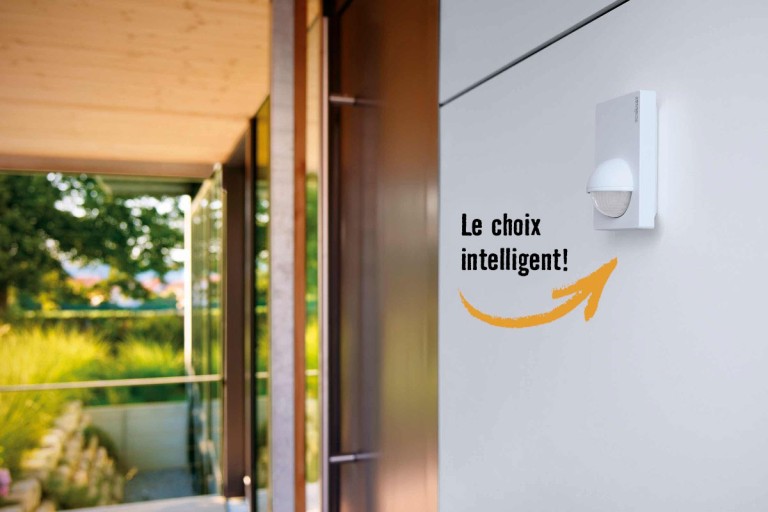 Ledvance - Eclairage connecté Smart+ WIFI avec caméra intégrée - Extérieur  - Gris foncé - Caméra de surveillance connectée - Rue du Commerce