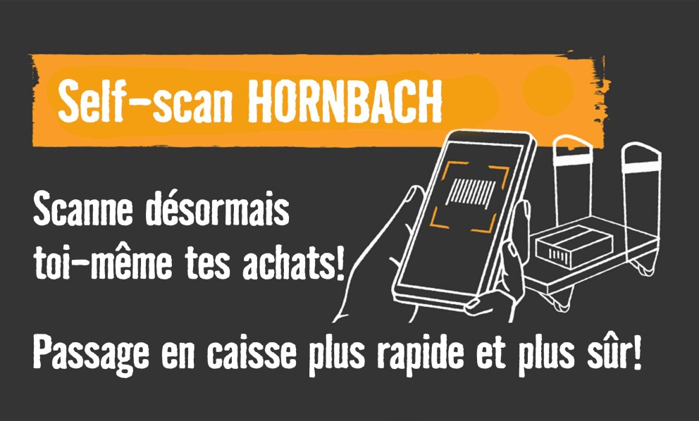 Self-scan chez Hornbach