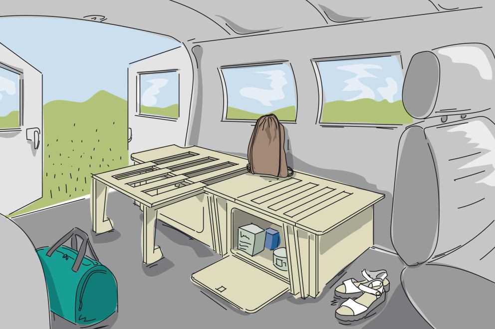 Aménager un lit Campingbox pour VW