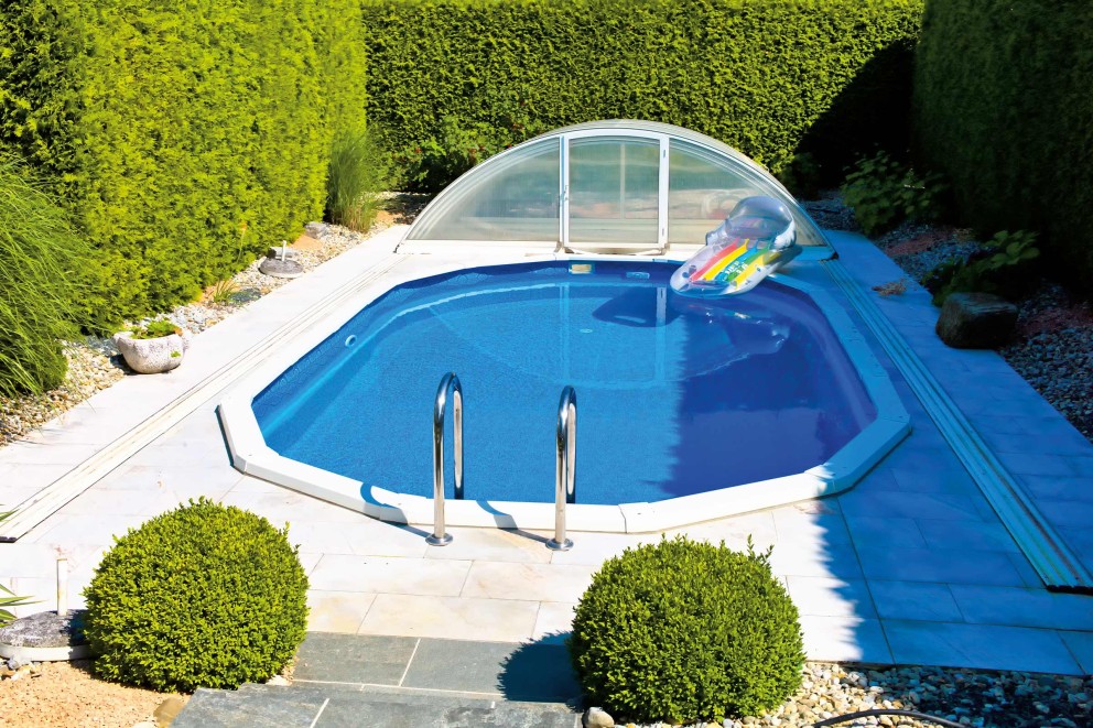 
							Brise-vue pour piscine
						