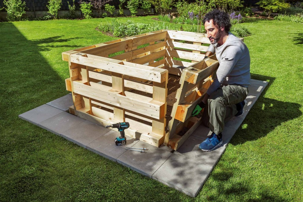 Construire une jardinière surélevée avec des palettes