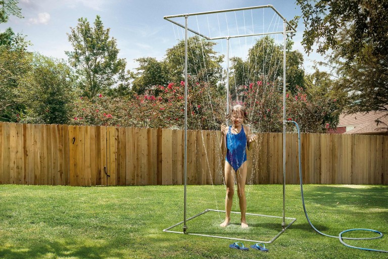 Construire soi-même une douches de jardin