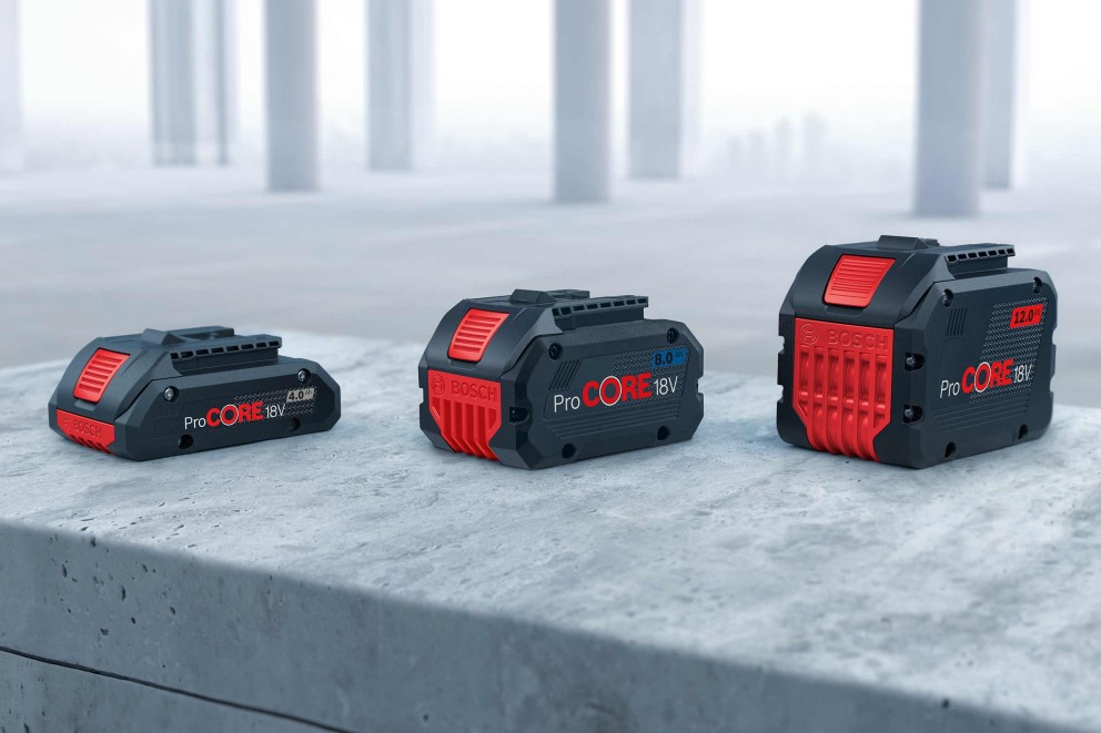 ProCORE18V die stärksten Akkus aller Zeiten ProCORE18V die stärksten Akkus aller Zeiten
