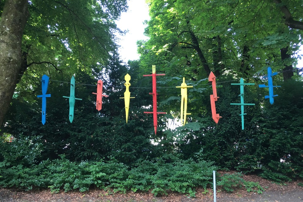 Les «Stanker»: Des œuvres sculptées par Sebastian Buchwieser qui incitent à la réflexion. Les «Stanker»: Des œuvres sculptées par Sebastian Buchwieser qui incitent à la réflexion.