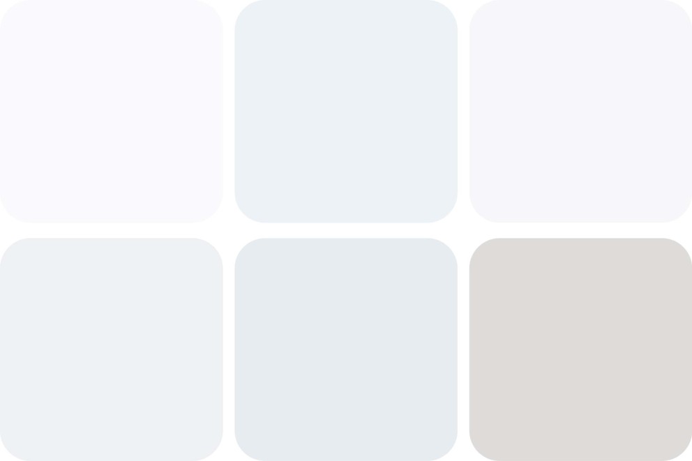 Nuancier de différentes teintes de blanc