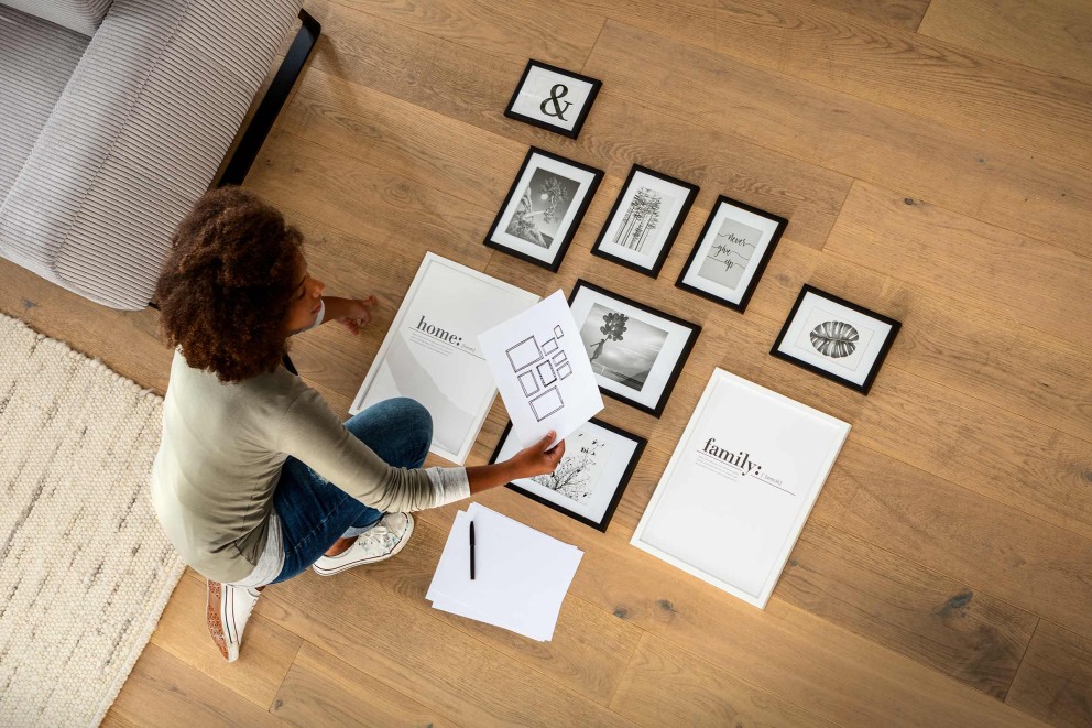 Bilderwand gestalten: Vorlagen Bilderwand gestalten: Vorlagen