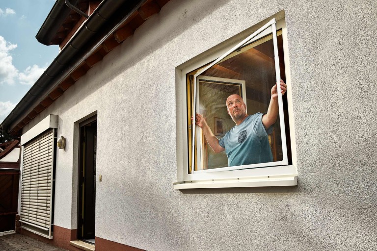 Magnet Fenster Rahmen 100x120 120x140 cm Fiberglas Fliegen Gitter  Insektenschutz