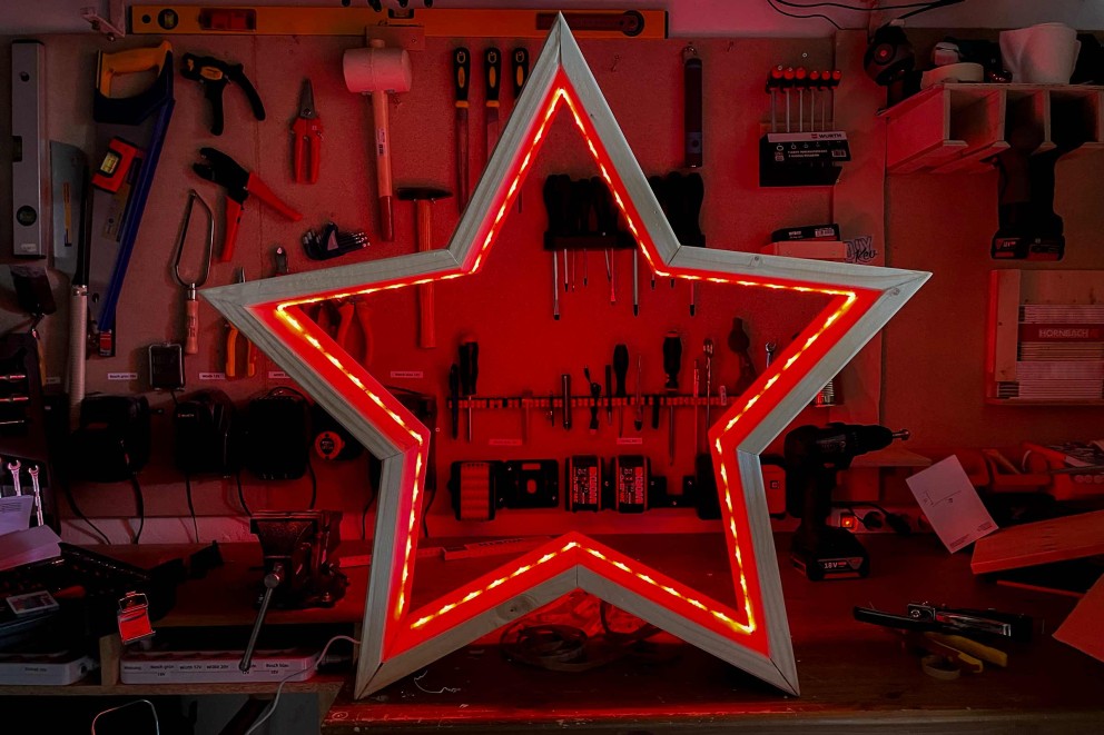 Fabriquer soi même une étoile en lattes de bois Fabriquer soi même une étoile en lattes de bois