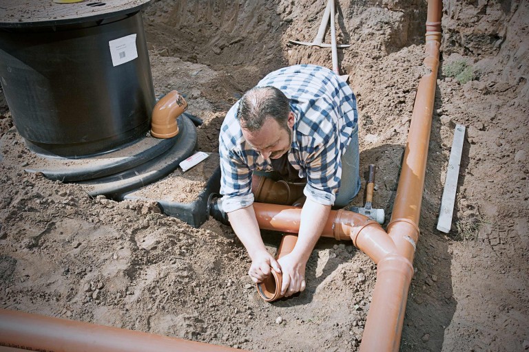 Wasserleitung verlegen		