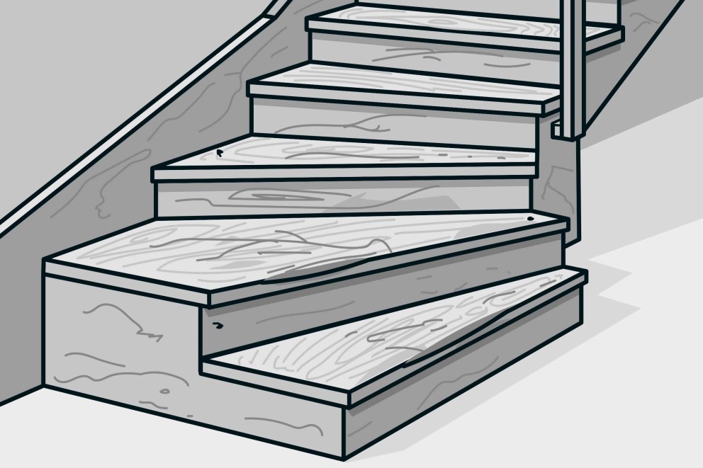  Arbeitsschritt 1 Skizze: Treppe 