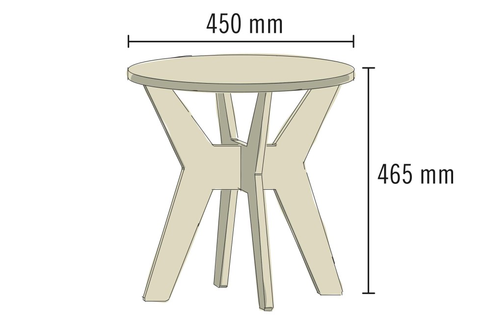 Une petite table de balcon Une petite table de balcon