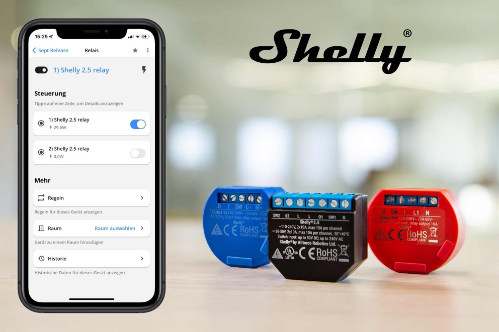 Neue Funktionen und Geräte Shelly Neue Funktionen und Geräte Shelly