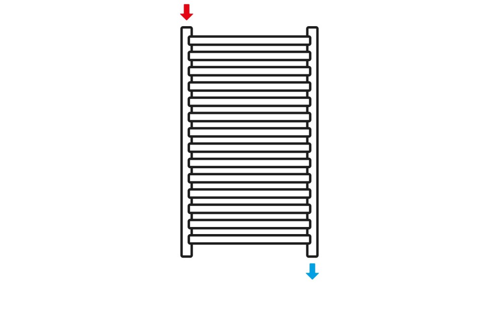 
				Raccordement diagonal possible (en haut à gauche, en bas à droite).

			