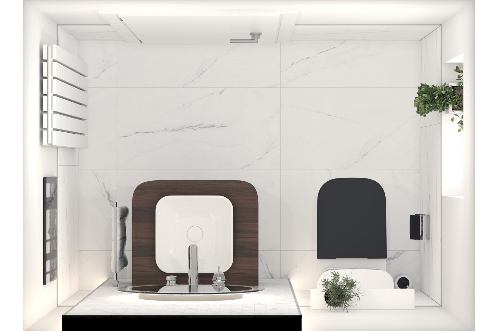 Badkonzept Manhattan WC Grundriss