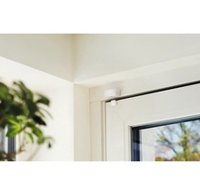 Fenster mit installiertem Ring Alarmsensor