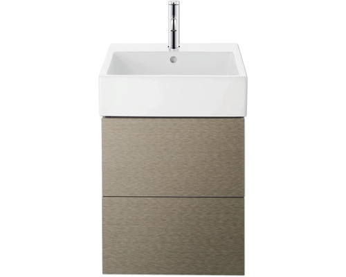 Lavabo avec meuble sous-vasque et robinet