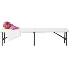 Table pliante avec ballon pour enfants, serviette et chaussures pour enfants