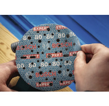 Disque abrasif grain 80 pour ponceuse