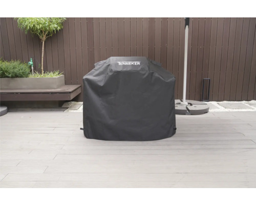 Housse de barbecue Tenneker pour protéger un barbecue à l''extérieur.