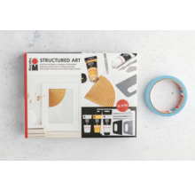 Marabu Ensemble de tableaux structurés avec pâtes acryliques, accessoires et ruban adhésif