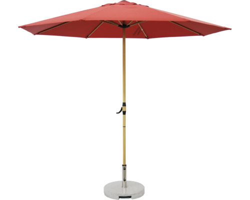 Parasol de jardin carré avec support
