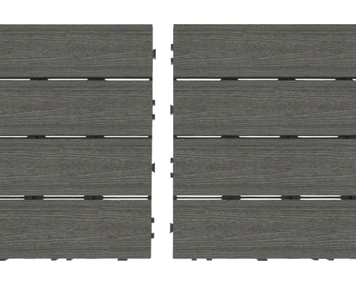 Terrassendielen aus Holzverbundwerkstoff zur Verlegung im Aussenbereich